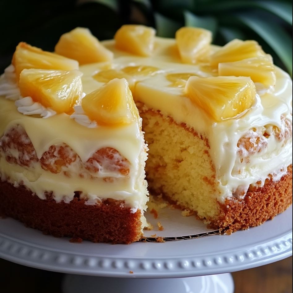 Hawaiian Pineapple Cake